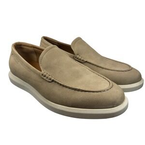 GUESS GMRAFFY-R Men's Loafers Beige Slip-On Faux Suede Comfort Shoes Size 7.5